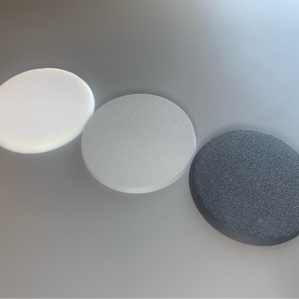 Pack of 5 60mm Round Bases  Warhammer 40K Wargames